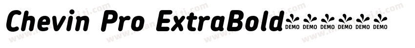Chevin Pro ExtraBold字体转换